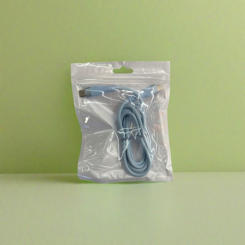 Кабель USB для зарядки голубой оптом из Китая — фотография 3