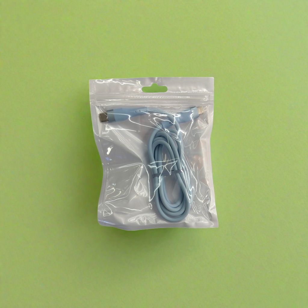 Кабель USB для зарядки голубой оптом из Китая — фотография 5