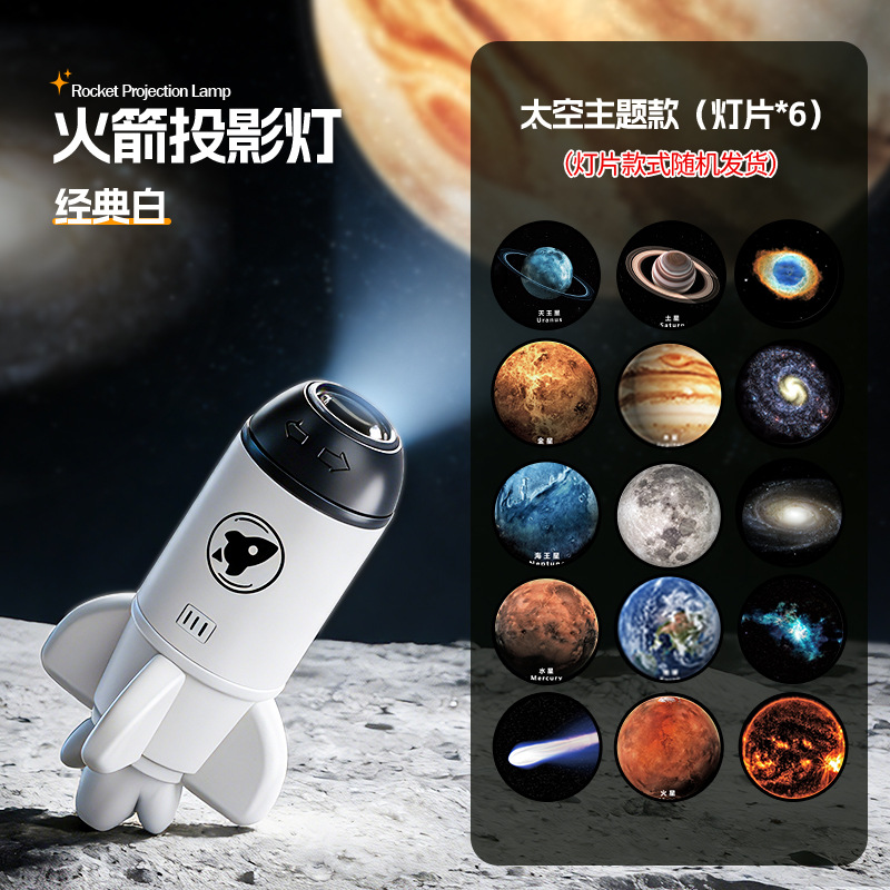 Ночник-проектор «Ракета» оптом из Китая — фотография 3