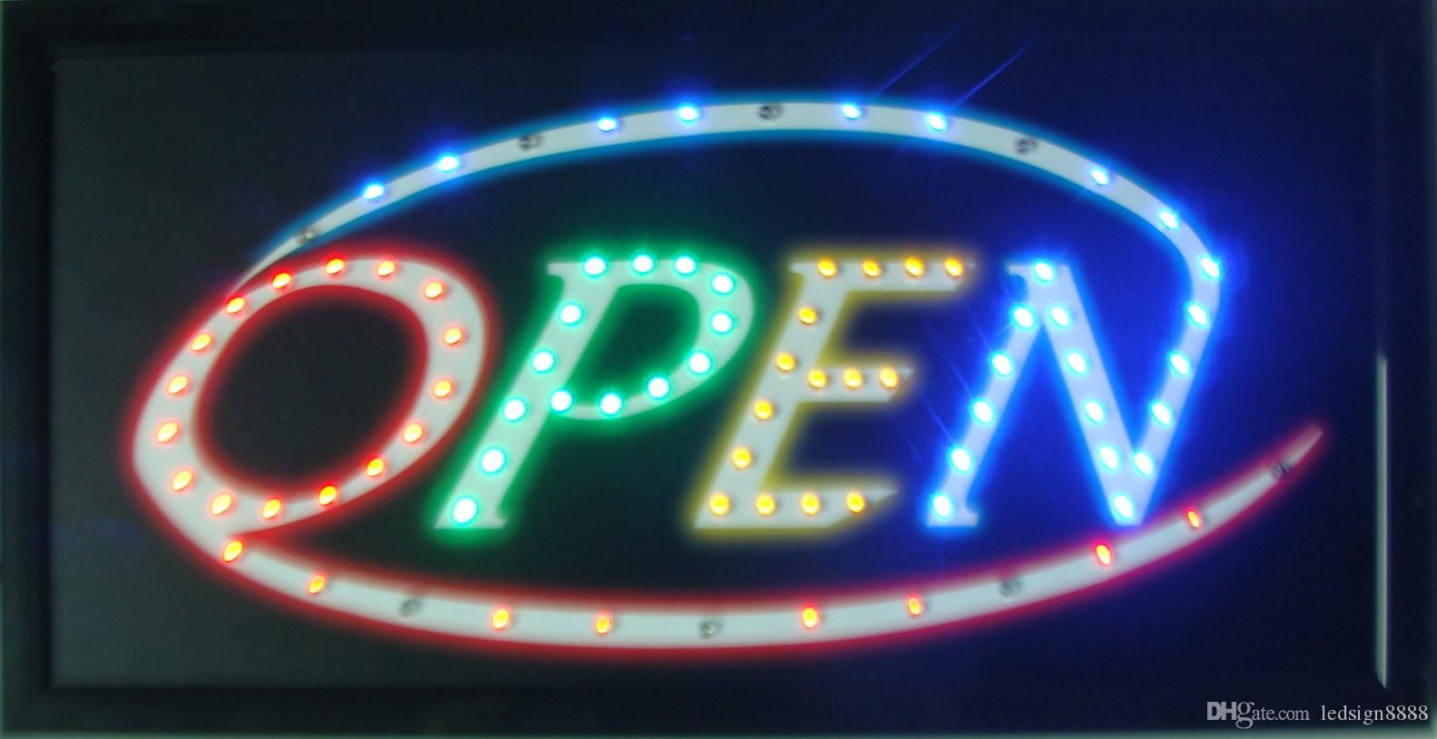 Вывеска светодиодная OPEN/CLOSE оптом из Китая — фотография 2
