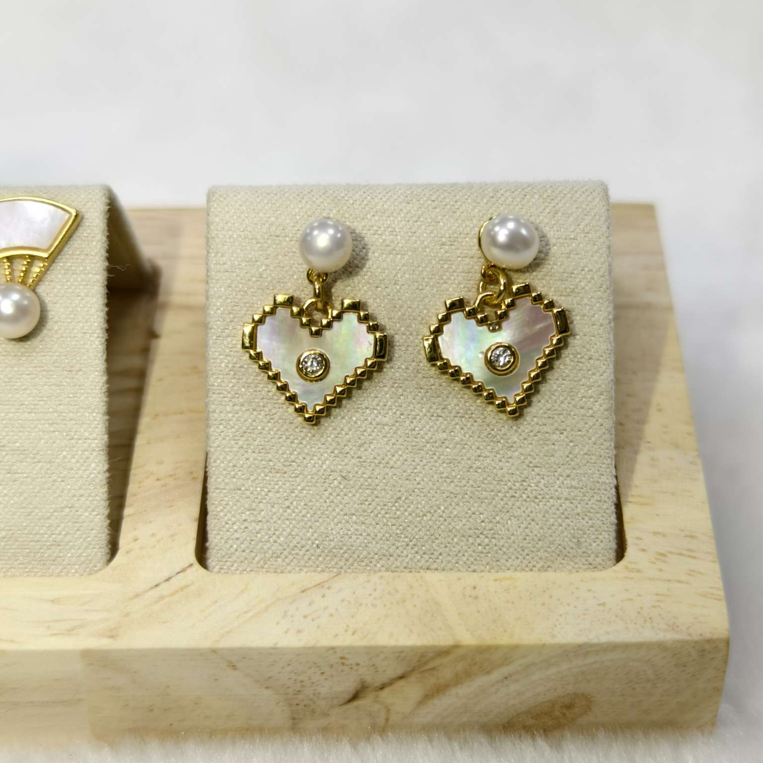 Серьги жемчужные классические, серебро 925 оптом из Китая — фотография 5