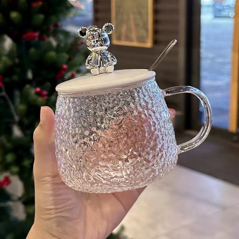 Стакан «Мишка» с крышкой оптом из Китая — фотография 3