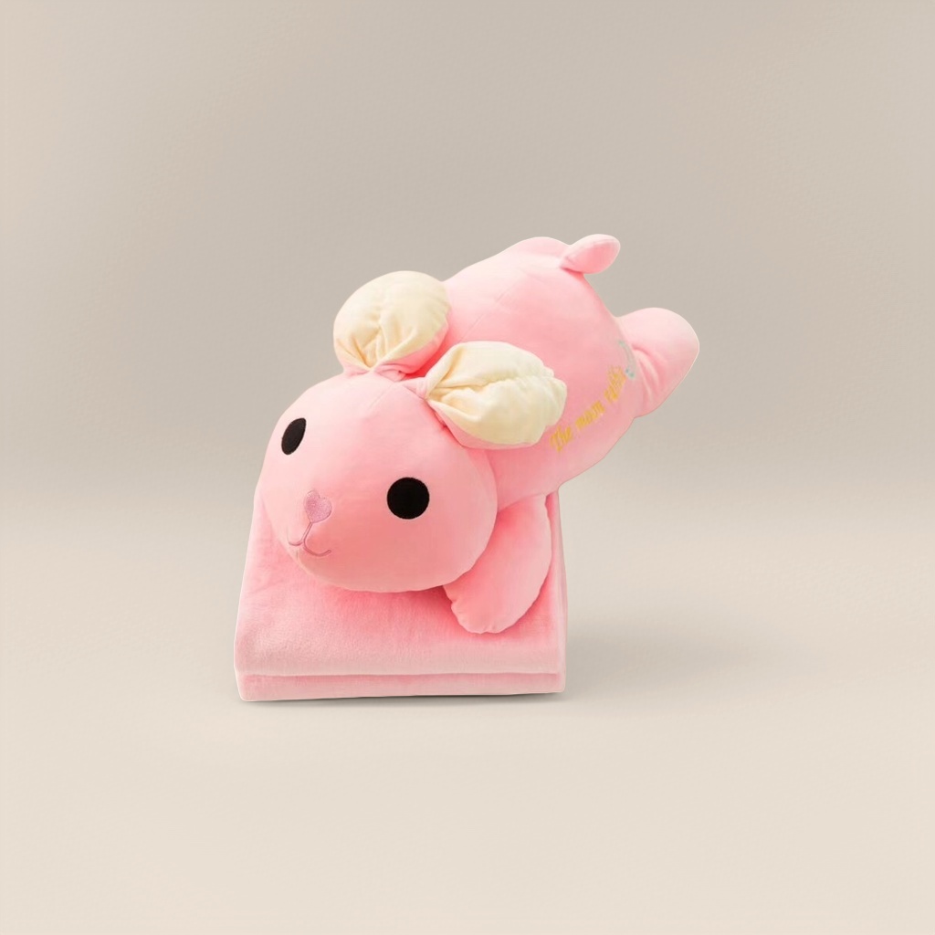 Мягкая игрушка-подушка «Кролик» оптом из Китая — фотография 5