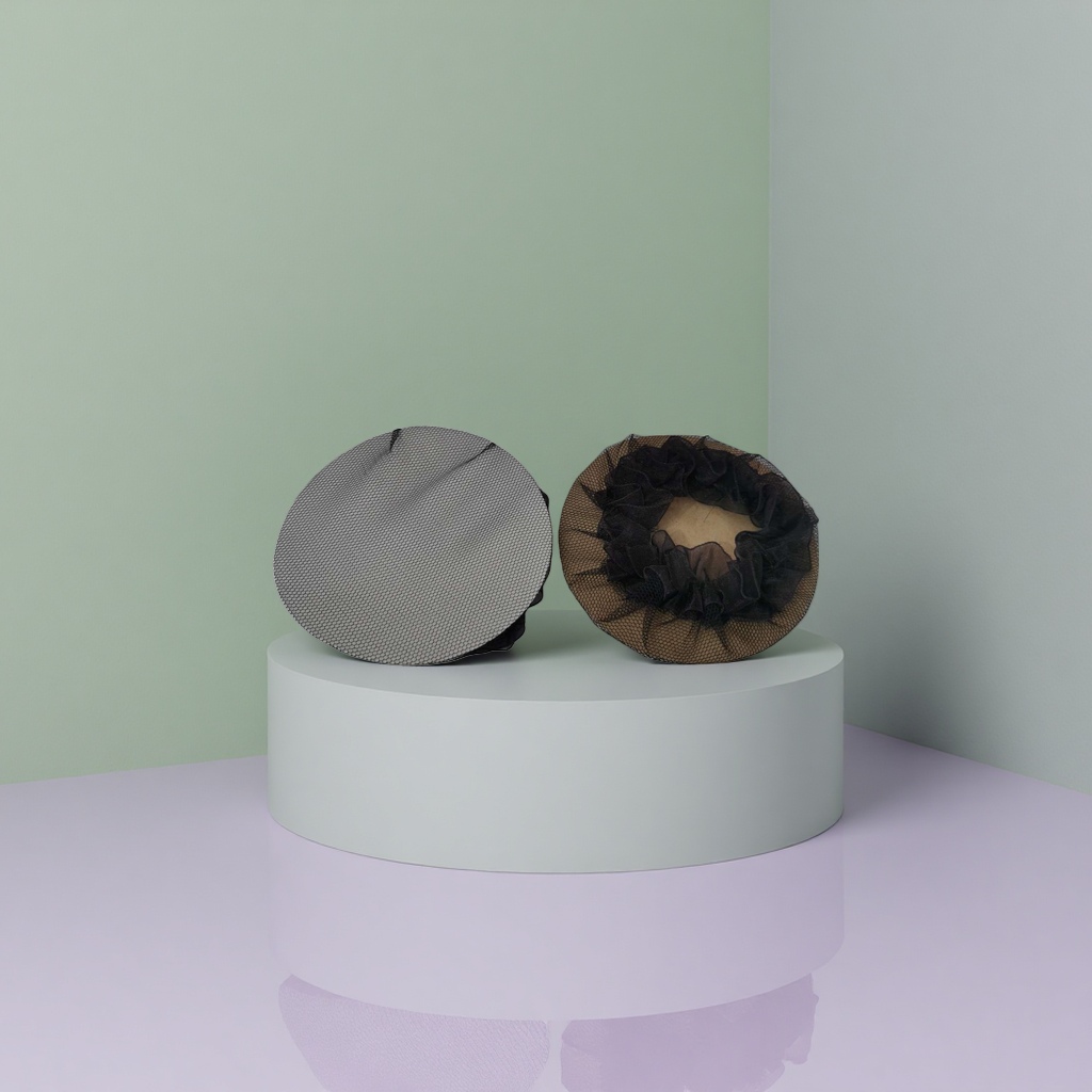 Украшение для волос из чёрной сетки оптом из Китая — фотография 3