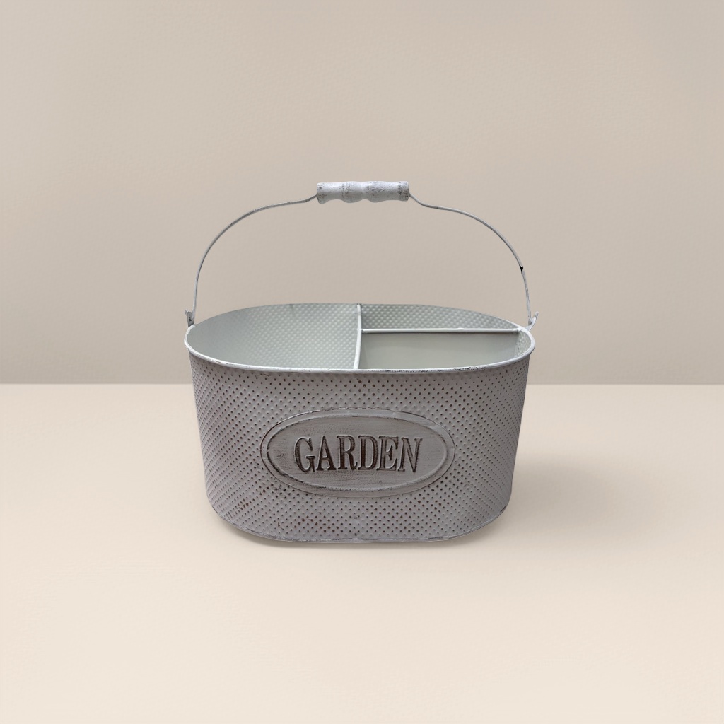 Корзина для цветов металлическая GARDEN оптом из Китая — фотография 3