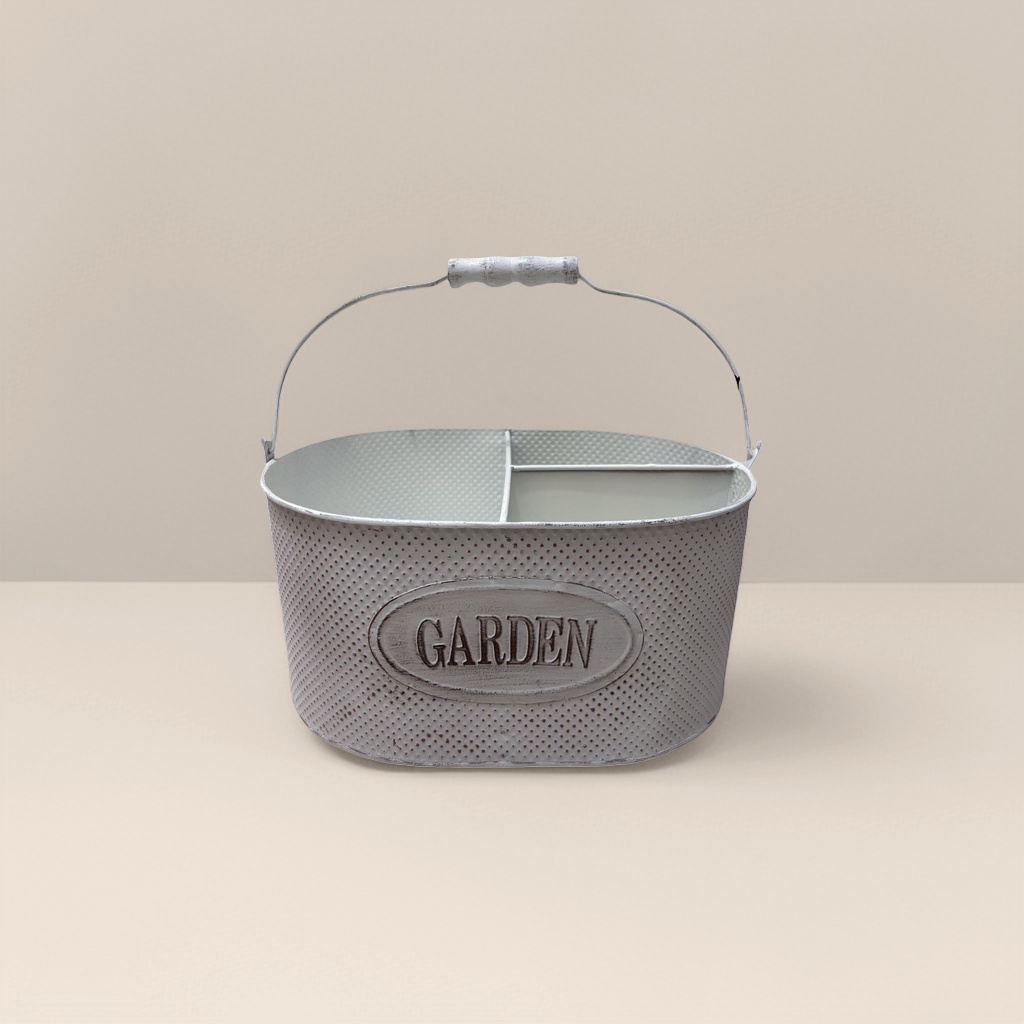 Корзина для цветов металлическая GARDEN оптом из Китая — фотография 4