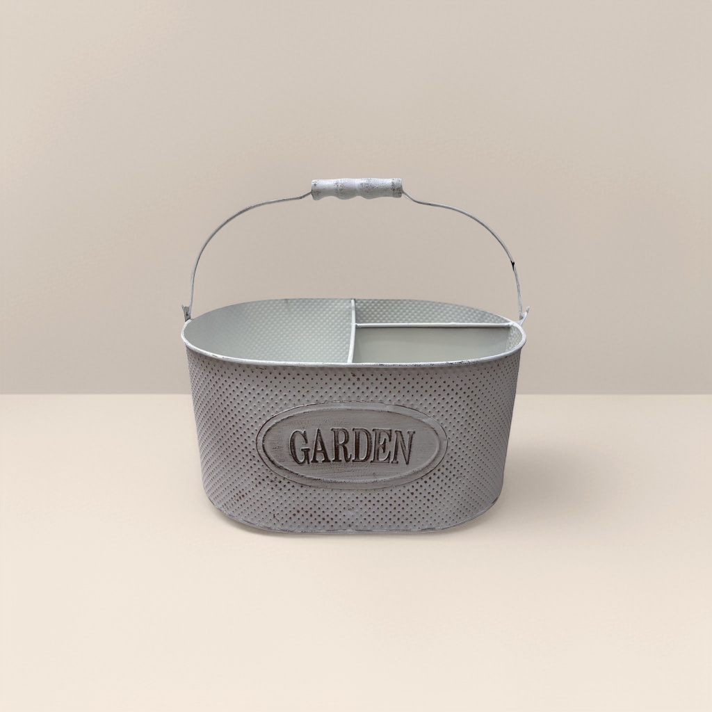 Корзина для цветов металлическая GARDEN оптом из Китая — фотография 5