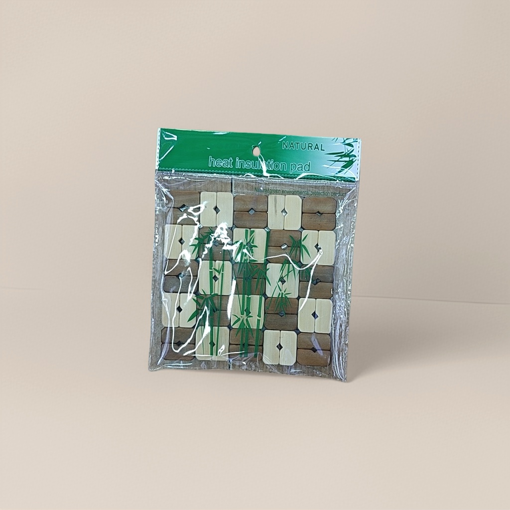 Подставка под горячее бамбуковая оптом из Китая — фотография 3