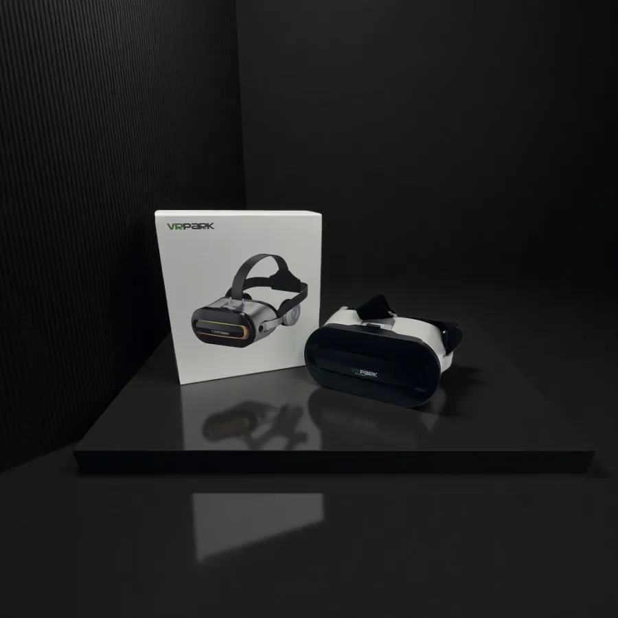 VR-очки белые с двумя экранами оптом из Китая — фотография 2