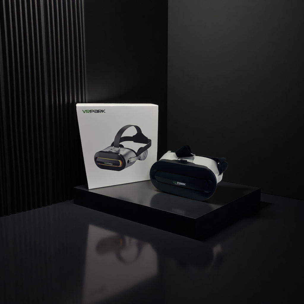 VR-очки белые с двумя экранами оптом из Китая — фотография 5