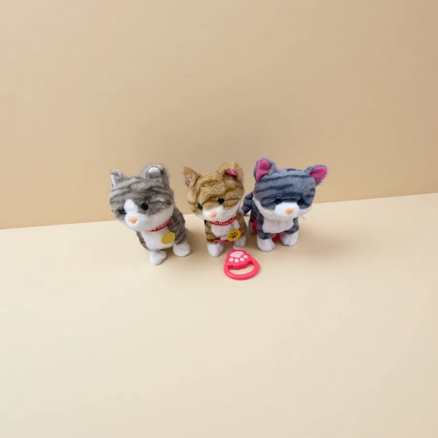 Игрушка мягкая «Кошка» плюшевая оптом из Китая — фотография 2