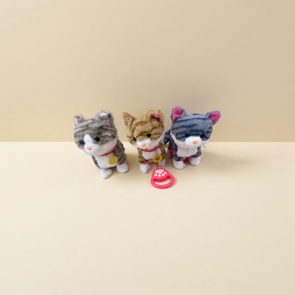 Игрушка мягкая «Кошка» плюшевая оптом из Китая — фотография 3