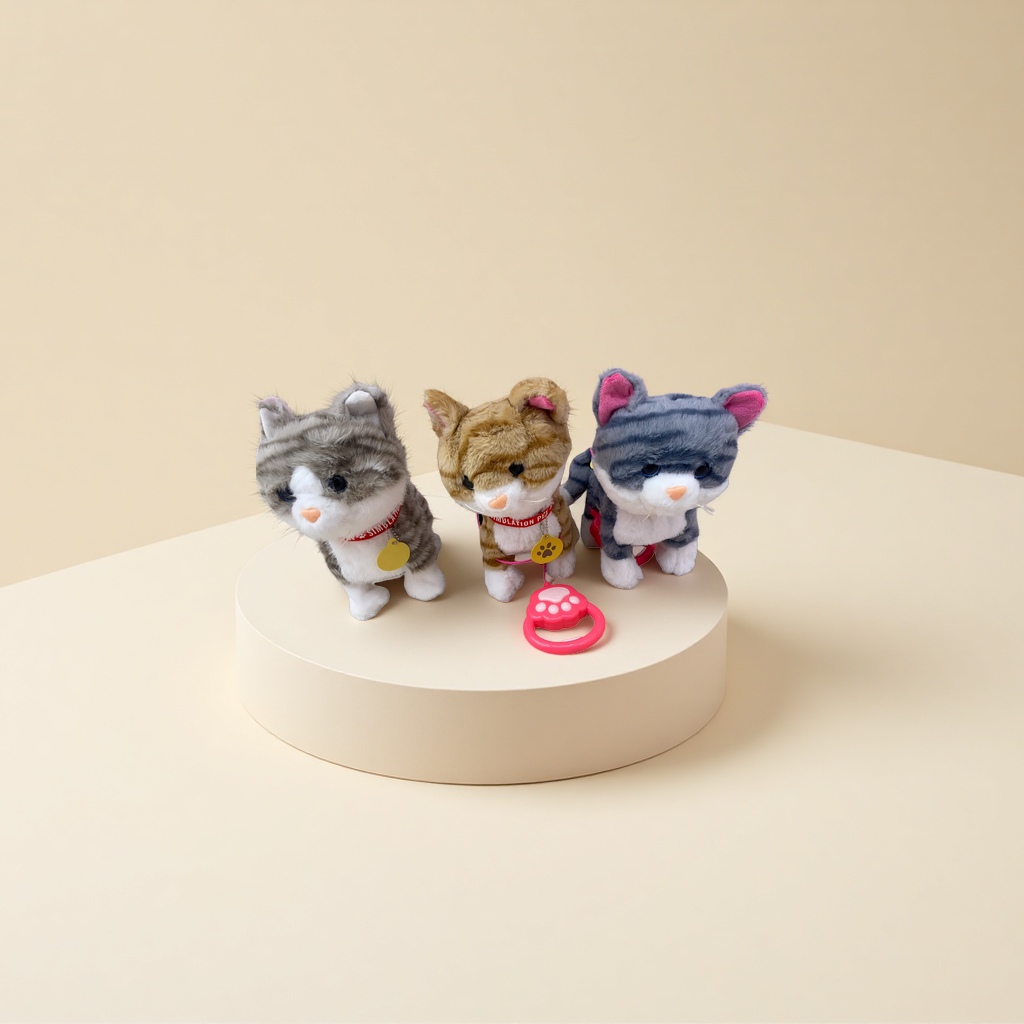 Игрушка мягкая «Кошка» плюшевая оптом из Китая — фотография 4