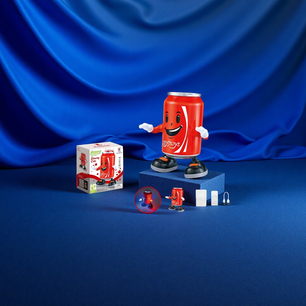 Интерактивная игрушка «Танцующая банка колы» оптом из Китая — фотография 4