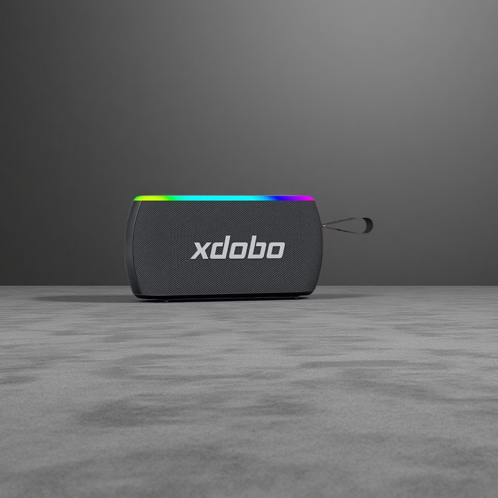 Портативная колонка xdobo с радужной подсветкой оптом из Китая — фотография 4