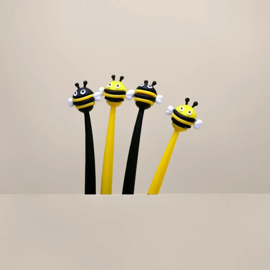 Ручка-пчёлка, жёлто-чёрная оптом из Китая — фотография 2