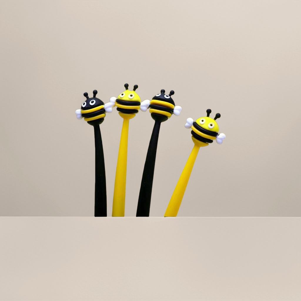 Ручка-пчёлка, жёлто-чёрная оптом из Китая — фотография 3