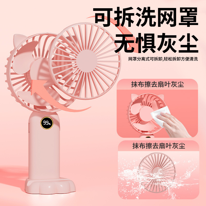 Ручной мини-вентилятор с USB-зарядкой оптом из Китая — фотография 5