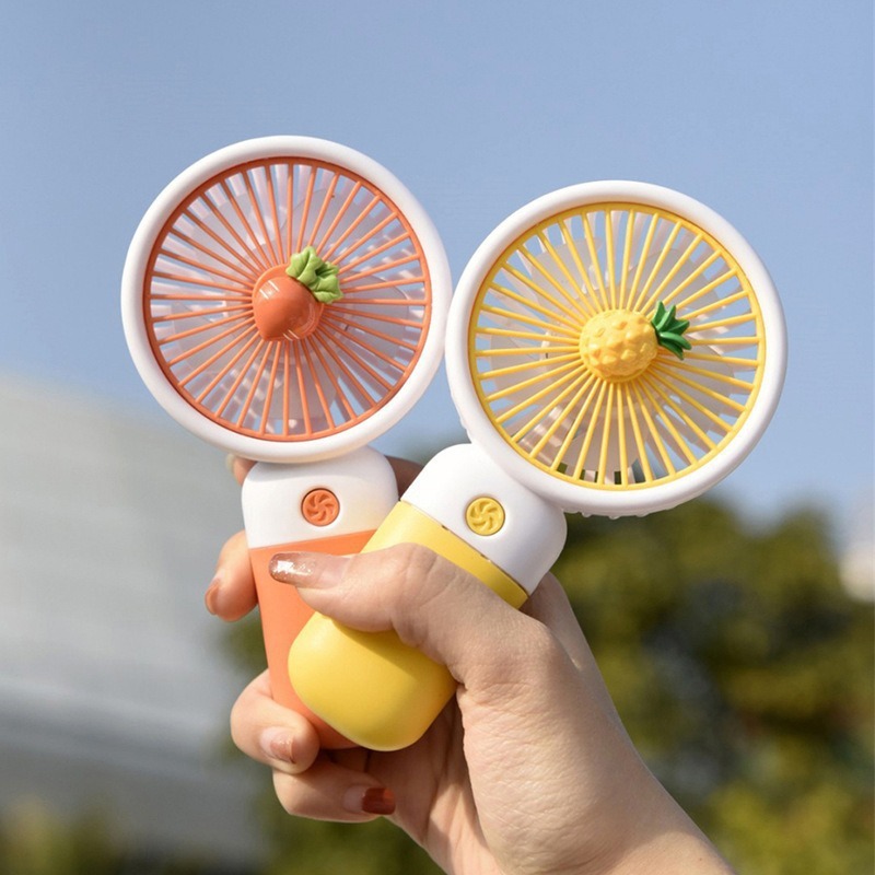 Мини-вентилятор с рисунком фруктов оптом из Китая — фотография 3
