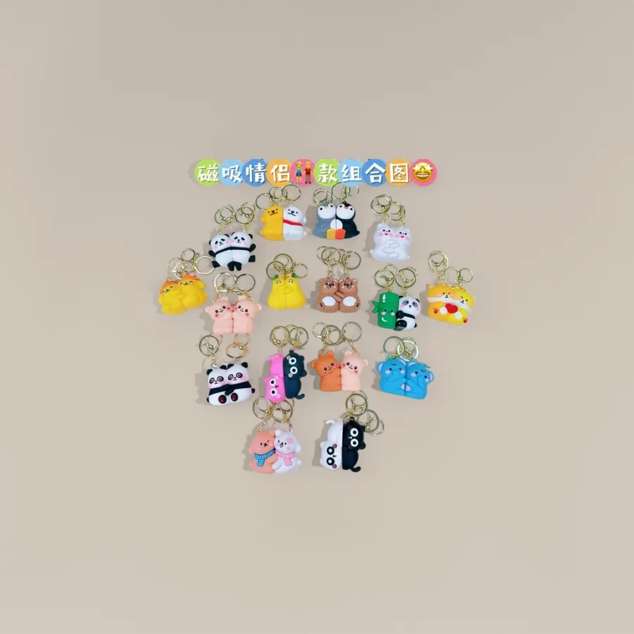 Набор магнитных брелоков для пары оптом из Китая — фотография 2