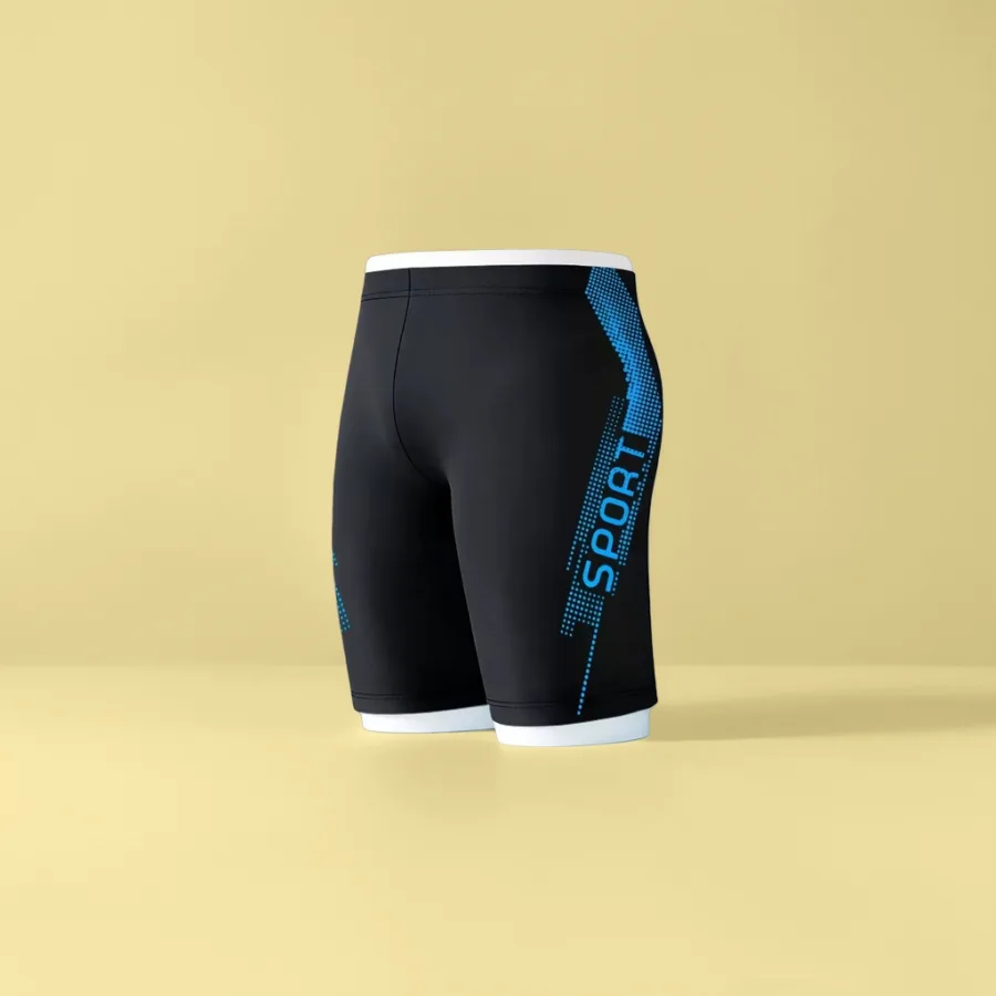Плавки-шорты чёрные SPORT оптом из Китая — фотография 2