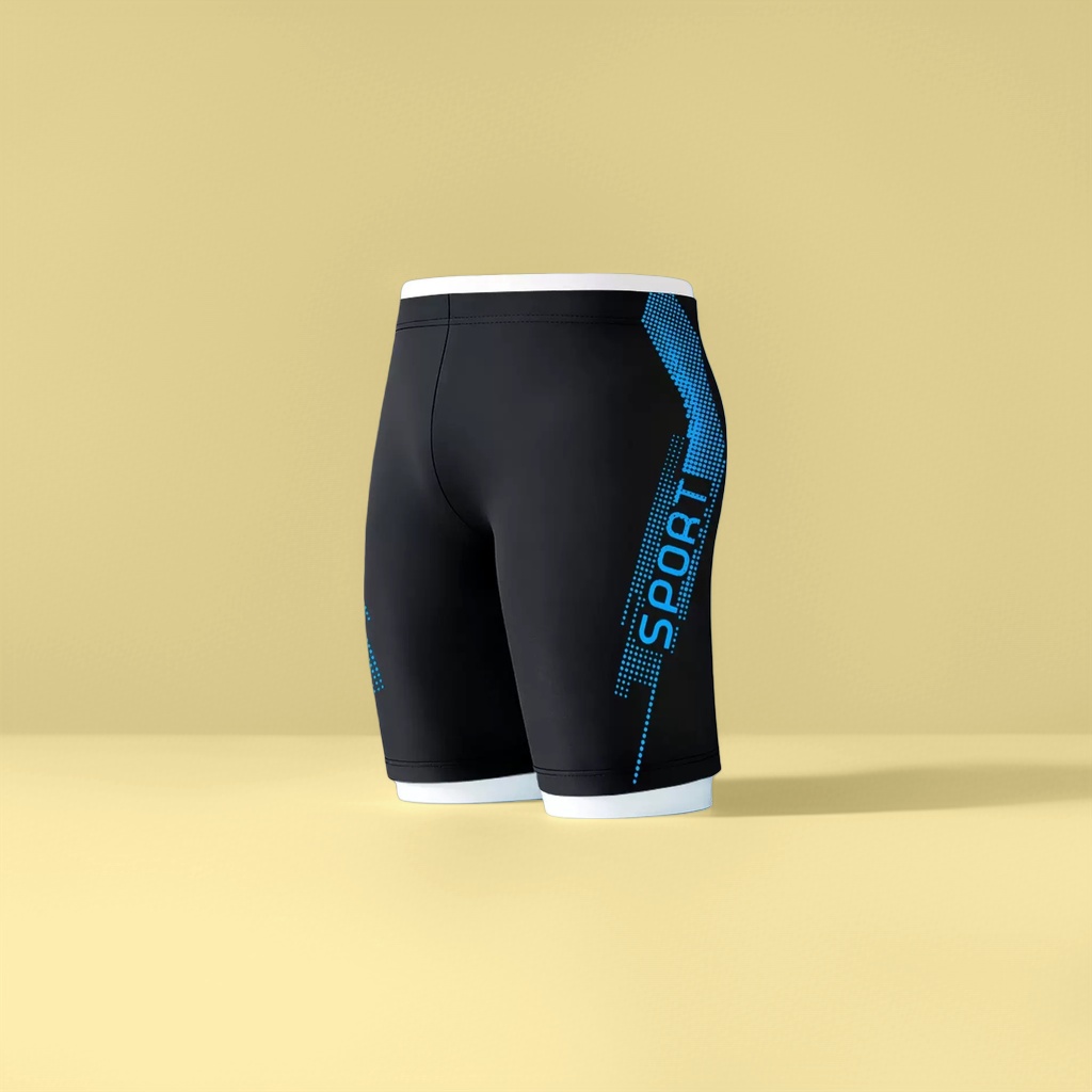 Плавки-шорты чёрные SPORT оптом из Китая — фотография 3