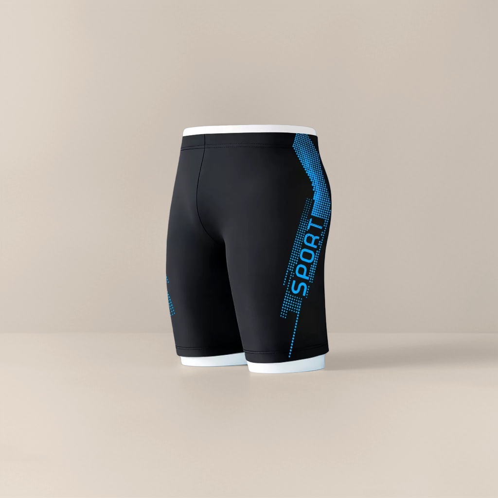 Плавки-шорты чёрные SPORT оптом из Китая — фотография 4