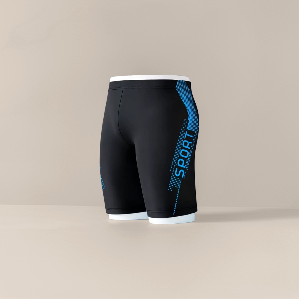Плавки-шорты чёрные SPORT оптом из Китая — фотография 5