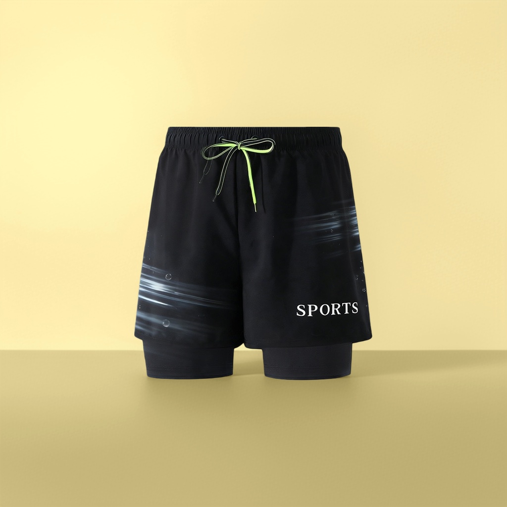 Плавки двухслойные SPORTS оптом из Китая — фотография 3
