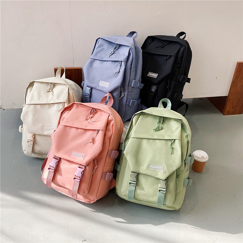Рюкзак холщовый для школьниц Wen Han оптом из Китая — фотография 2