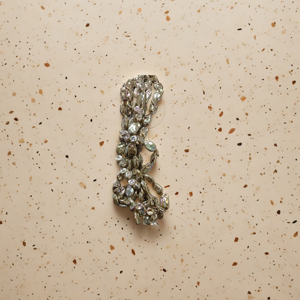 Ожерелье из золотистого жемчуга оптом из Китая — фотография 3