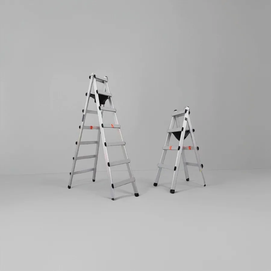 Стремянка алюминиевая А-образная оптом из Китая — фотография 2