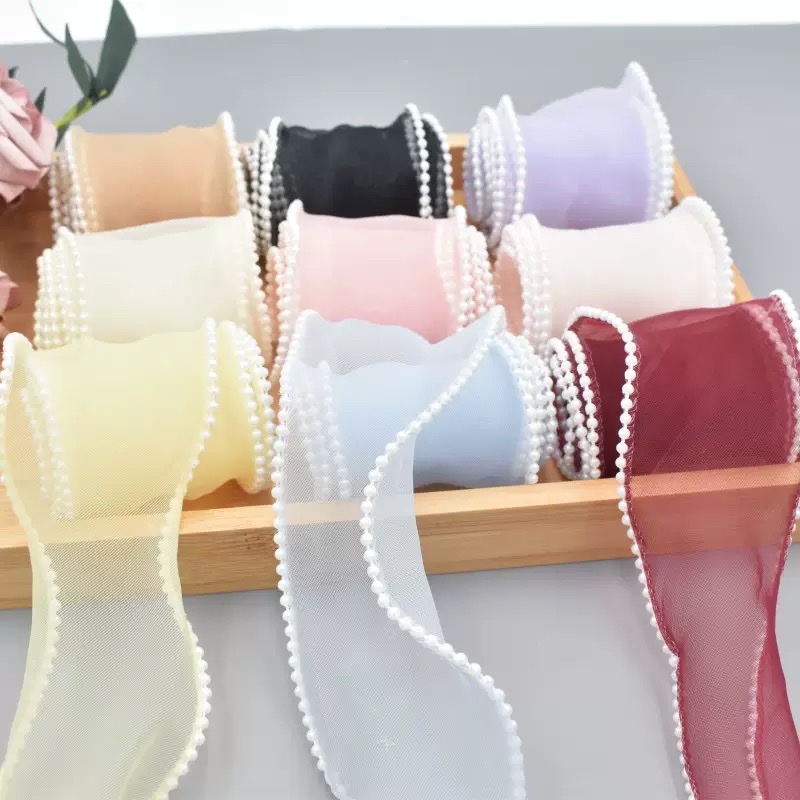 Сетка флористическая упаковочная с жемчужным блеском оптом из Китая — фотография 2