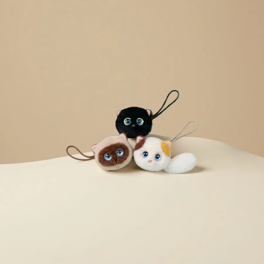 Мягкая игрушка-подвеска «Котёнок» оптом из Китая — фотография 2