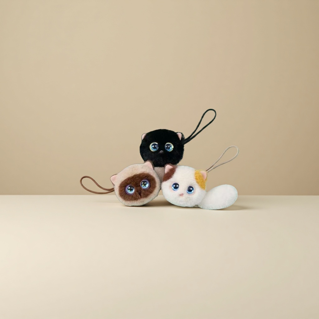 Мягкая игрушка-подвеска «Котёнок» оптом из Китая — фотография 4