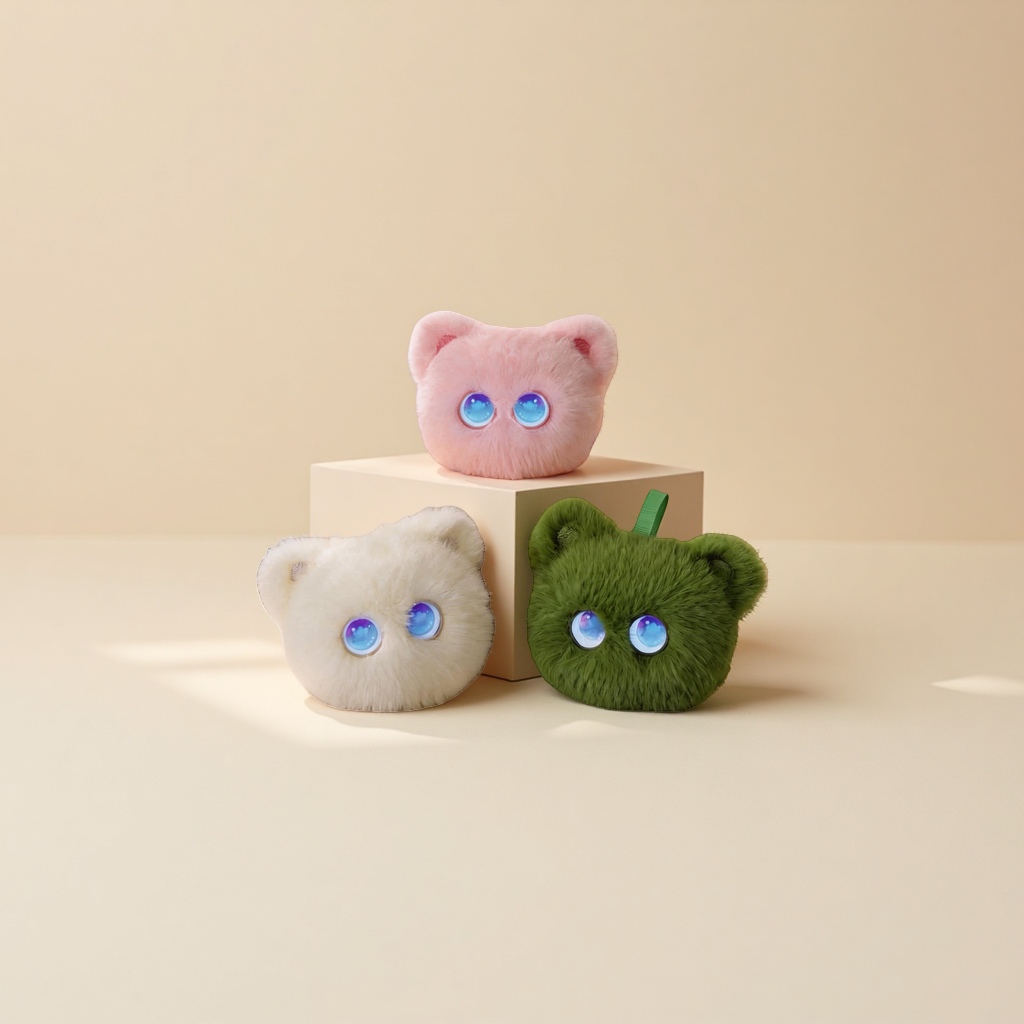 Мягкая игрушка «Котёнок», три расцветки оптом из Китая — фотография 4