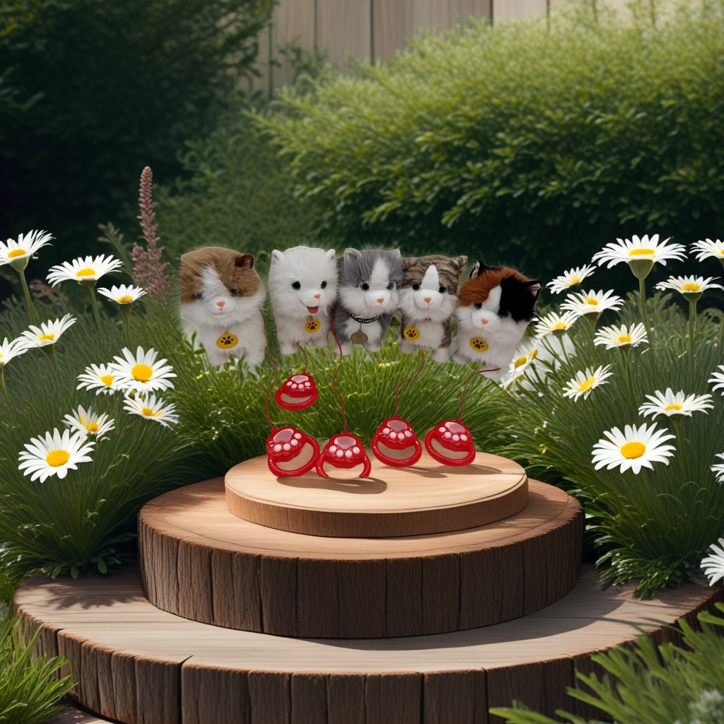 Мягкие игрушки «Котята», пять расцветок оптом из Китая — фотография 3
