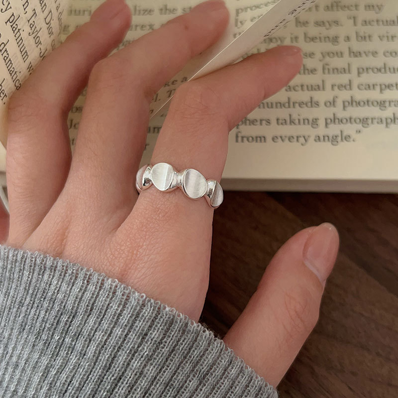 Кольцо из серебра 925 пробы незамкнутое оптом из Китая — фотография 2