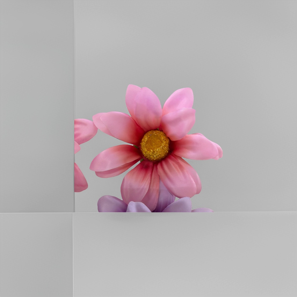 Букет искусственных цветов розовый интерьерный оптом из Китая — фотография 4