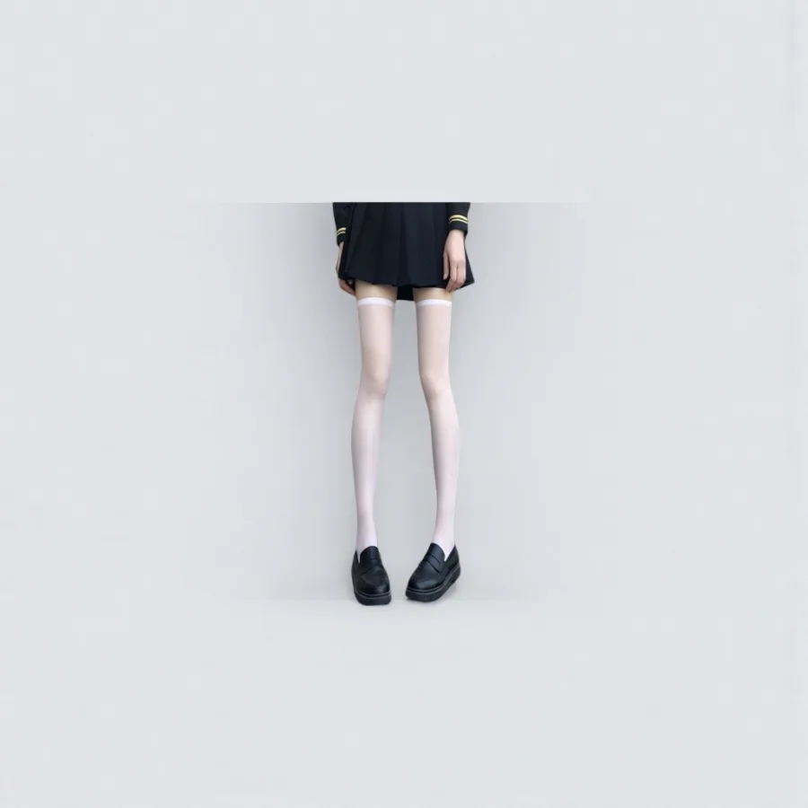 Чулки женские белые хлопковые оптом из Китая — фотография 2