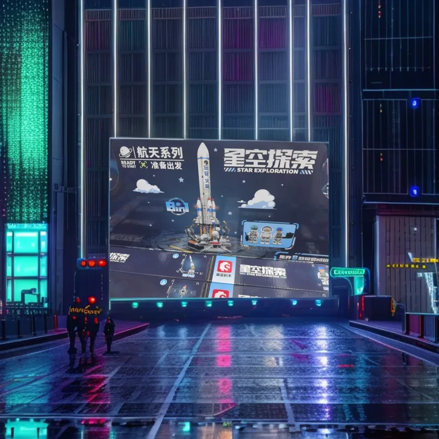 Конструктор космическая техника в коробке оптом из Китая — фотография 2
