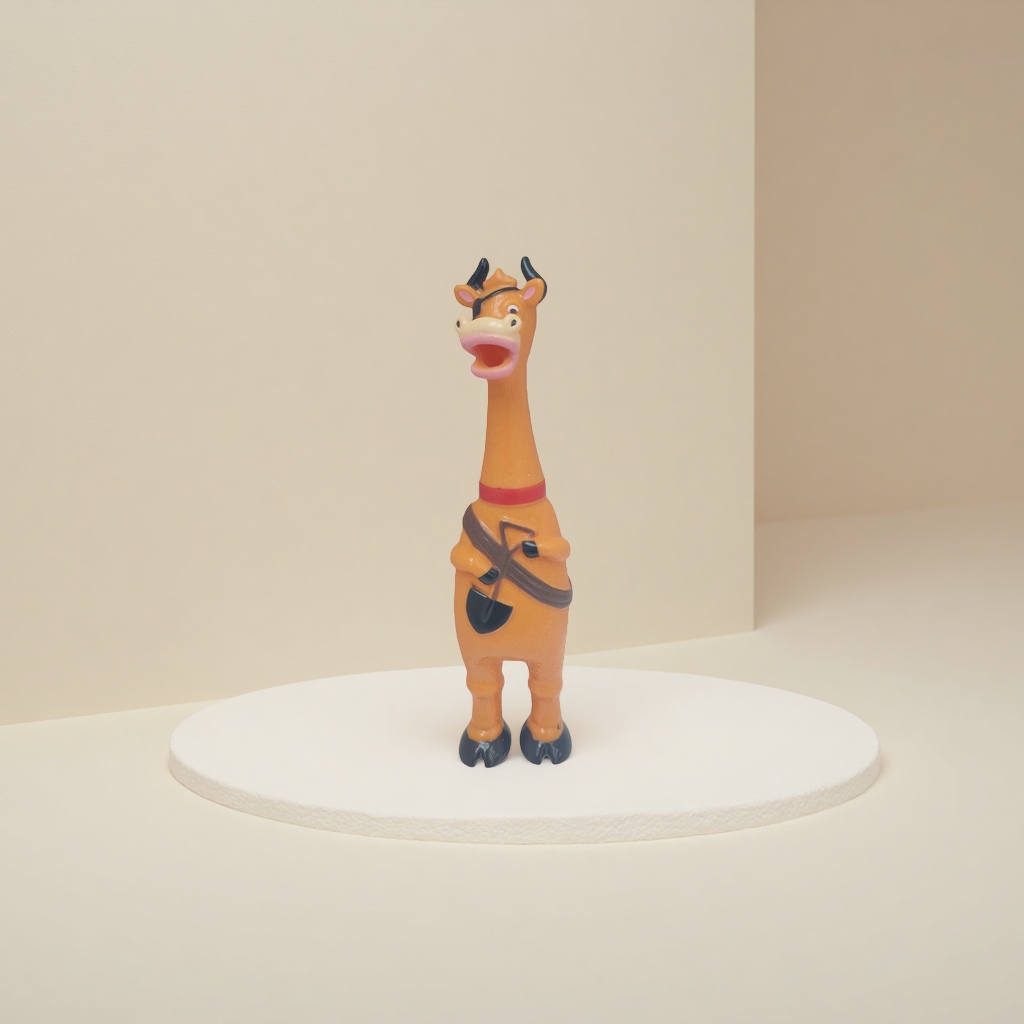 Игрушка мягкая «Коровка» оранжевая оптом из Китая — фотография 3