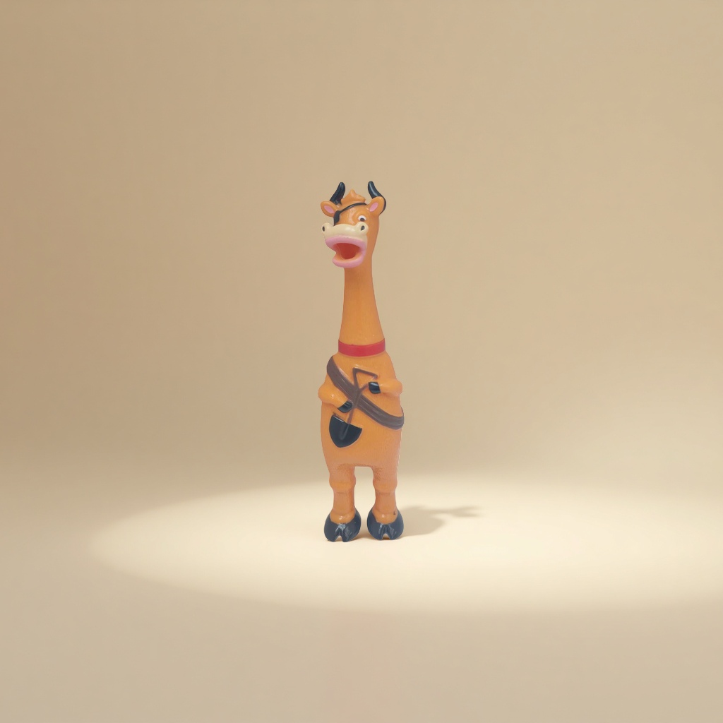 Игрушка мягкая «Коровка» оранжевая оптом из Китая — фотография 4