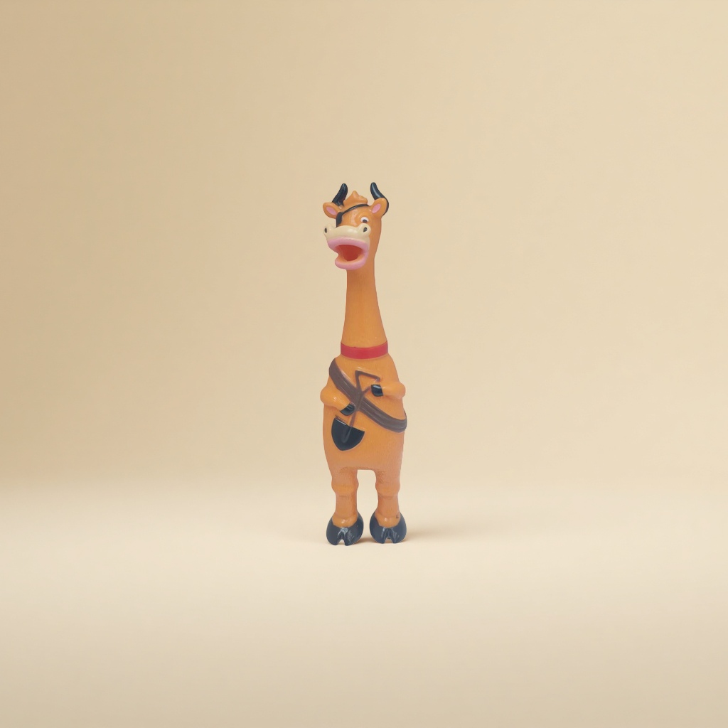 Игрушка мягкая «Коровка» оранжевая оптом из Китая — фотография 5