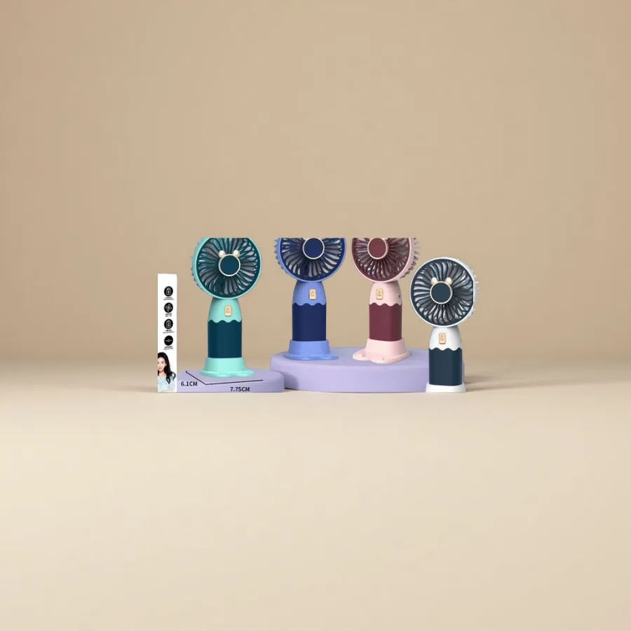 Вентилятор портативный мини с USB-зарядкой оптом из Китая — фотография 2