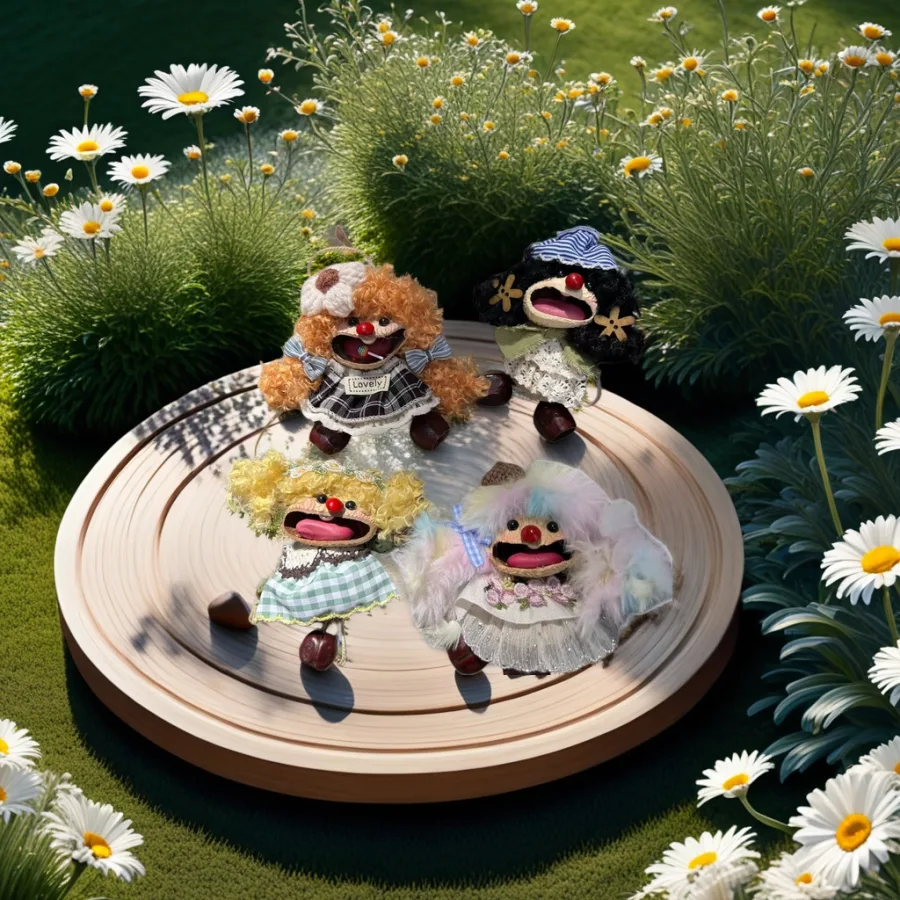 Игрушка мягкая клоун декоративная подушка оптом из Китая — фотография 2