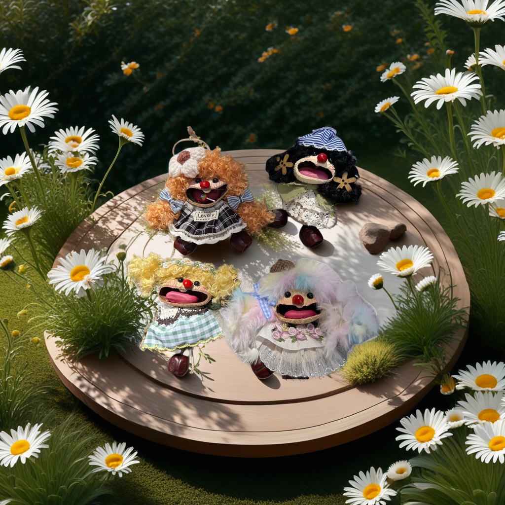 Игрушка мягкая клоун декоративная подушка оптом из Китая — фотография 3