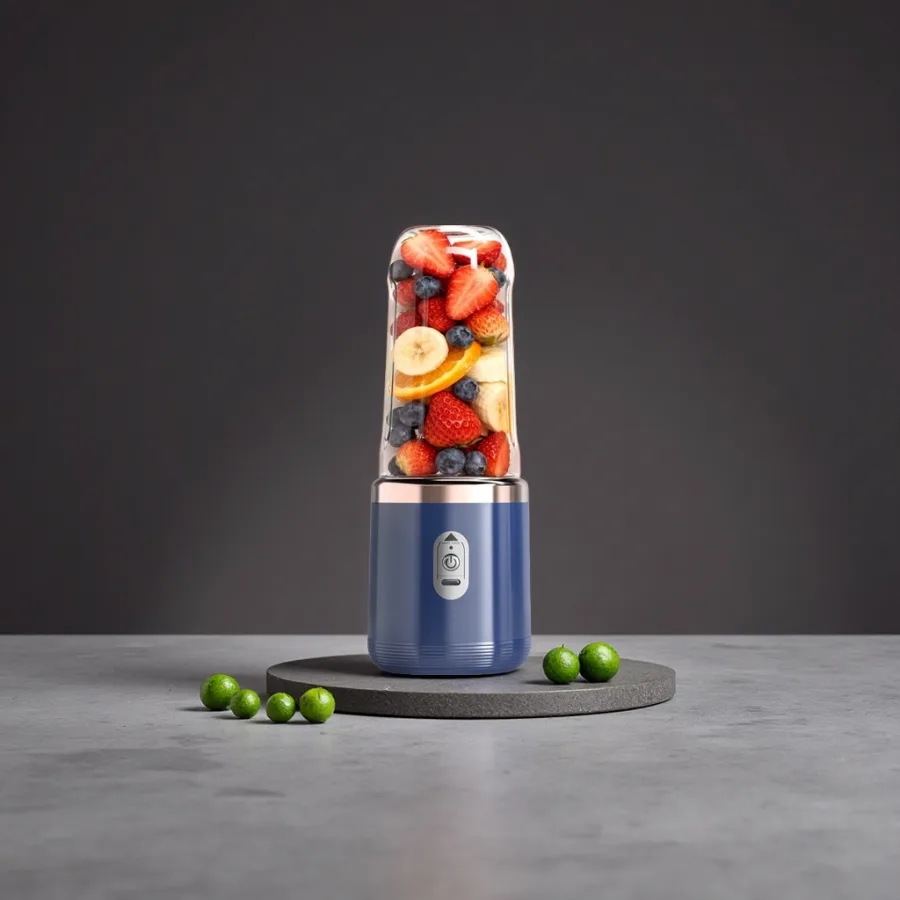 Блендер портативный синий стакан для смузи оптом из Китая — фотография 2