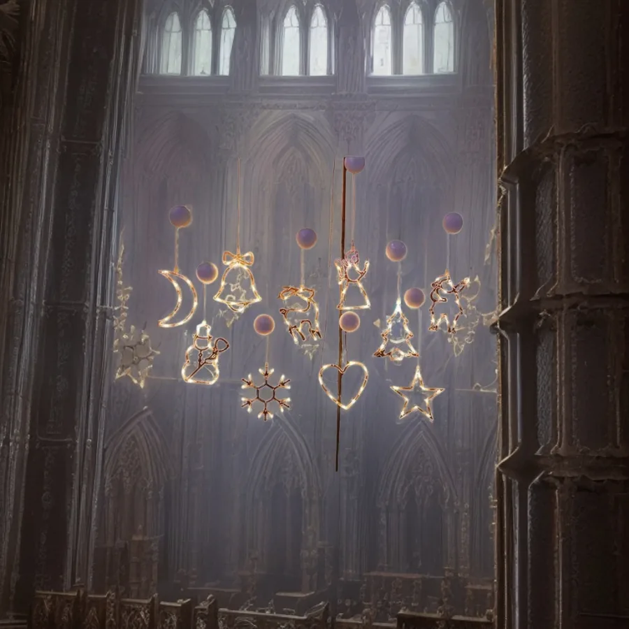 Подвески новогодние светящиеся оптом из Китая — фотография 2