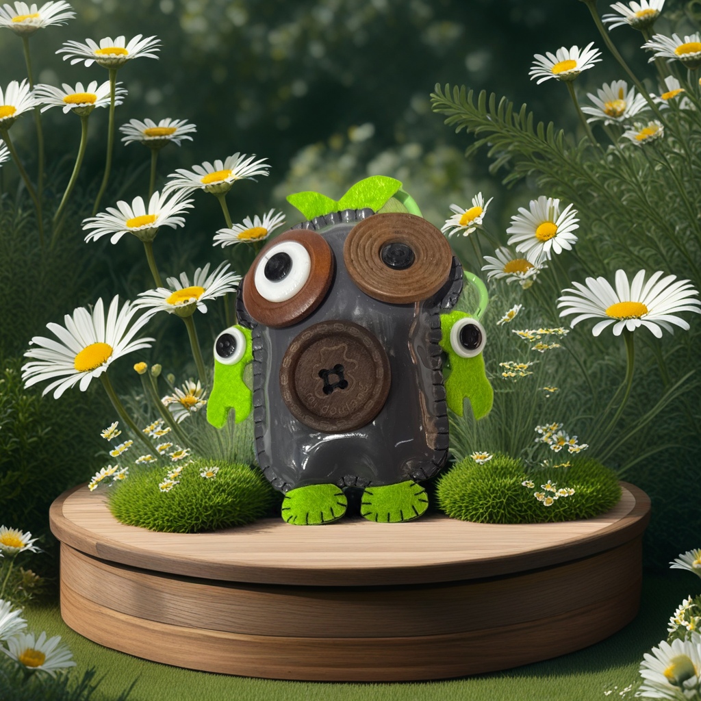 Игрушка мягкая монстрик зелёный подушка оптом из Китая — фотография 3